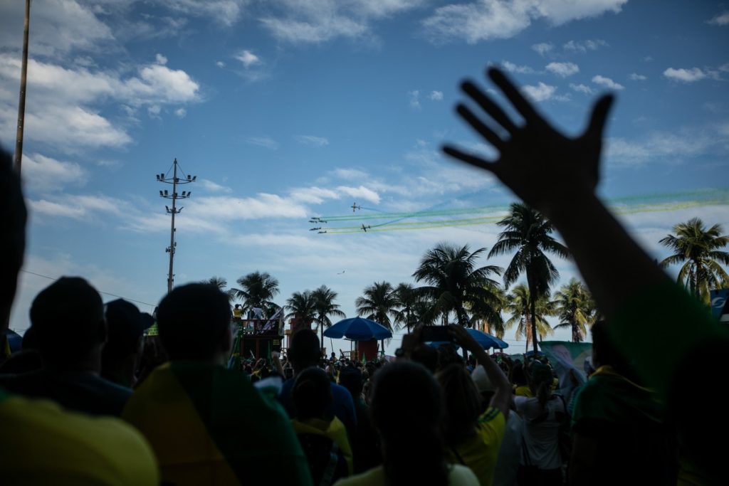 Progressistas superam conservadores na mobilização para o 7 de Setembro