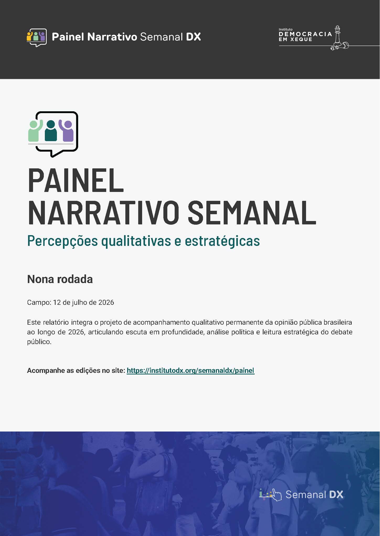 Páginas de Painel Narrativo Semanal DX - Nona rodada