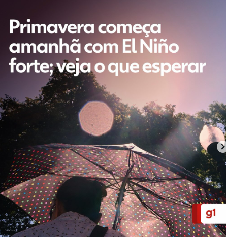 Publicação no Instagram