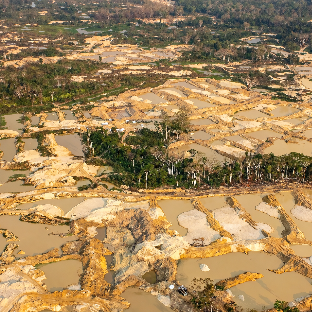 Terras Indígenas e garimpo ilegal na Amazônia