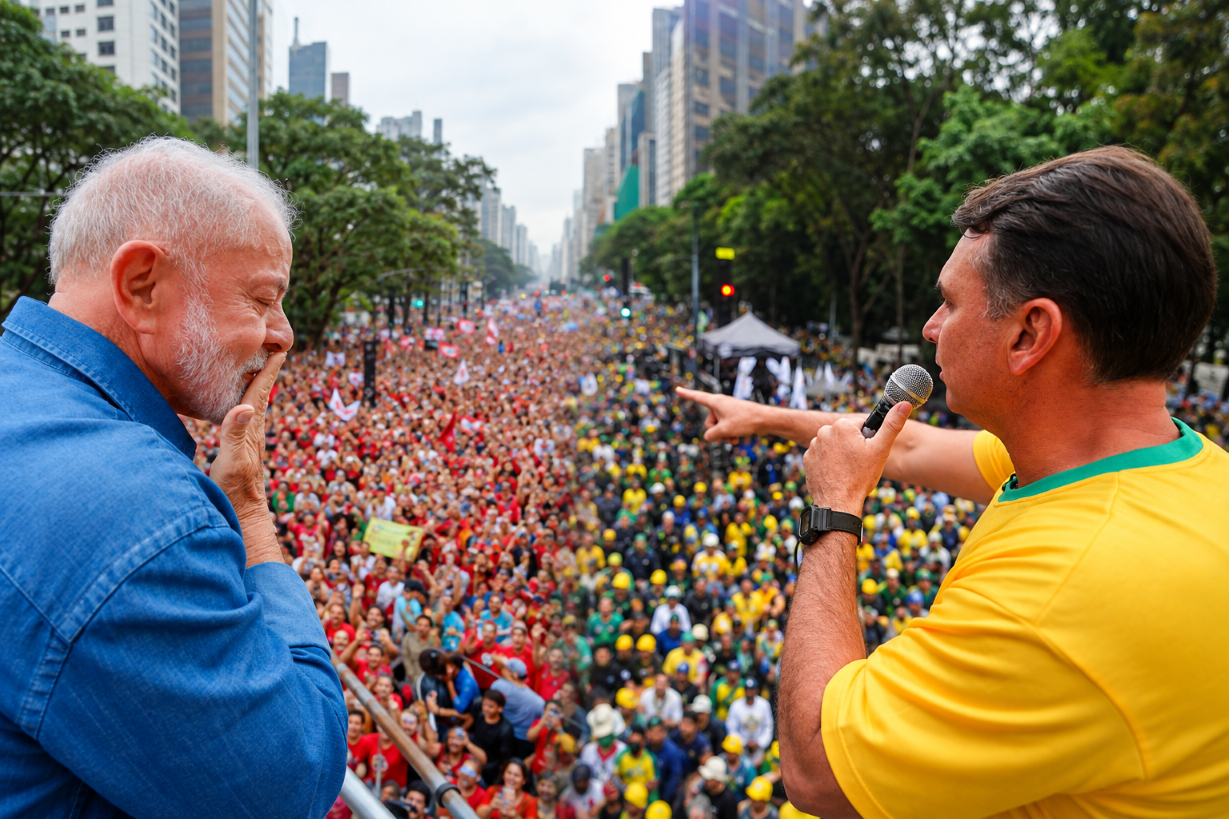 Vox Brasil: Lula 51% x Flávio 49%, na semana decisiva da campanha