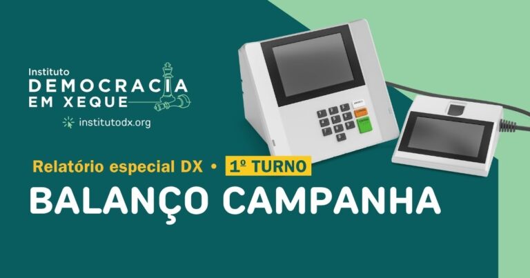 Balanço Campanha (1º turno) | Relatório Especial