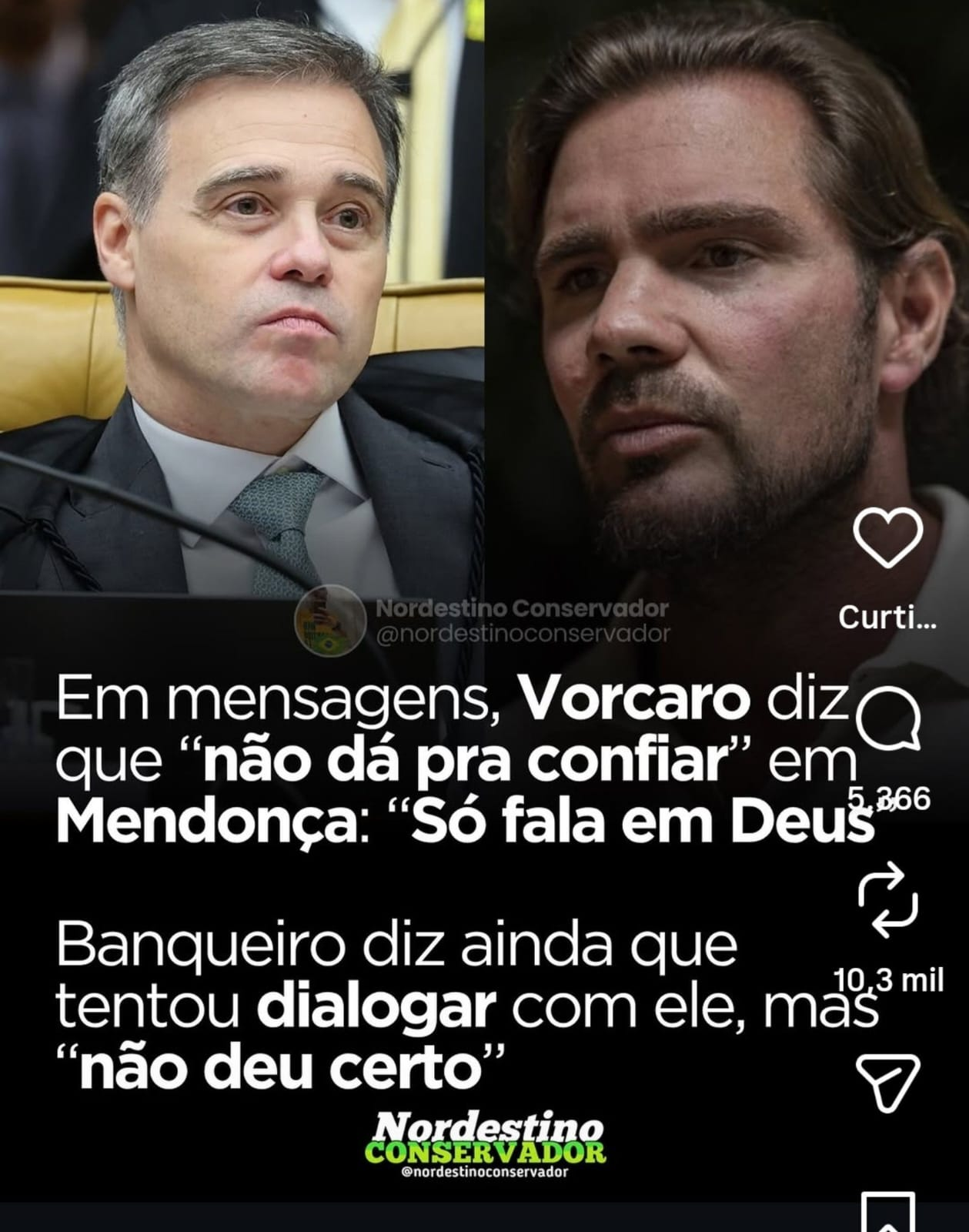 Perfis digitais e big techs atuam para aliviar envolvimento de André Mendonça com Daniel Vorcaro